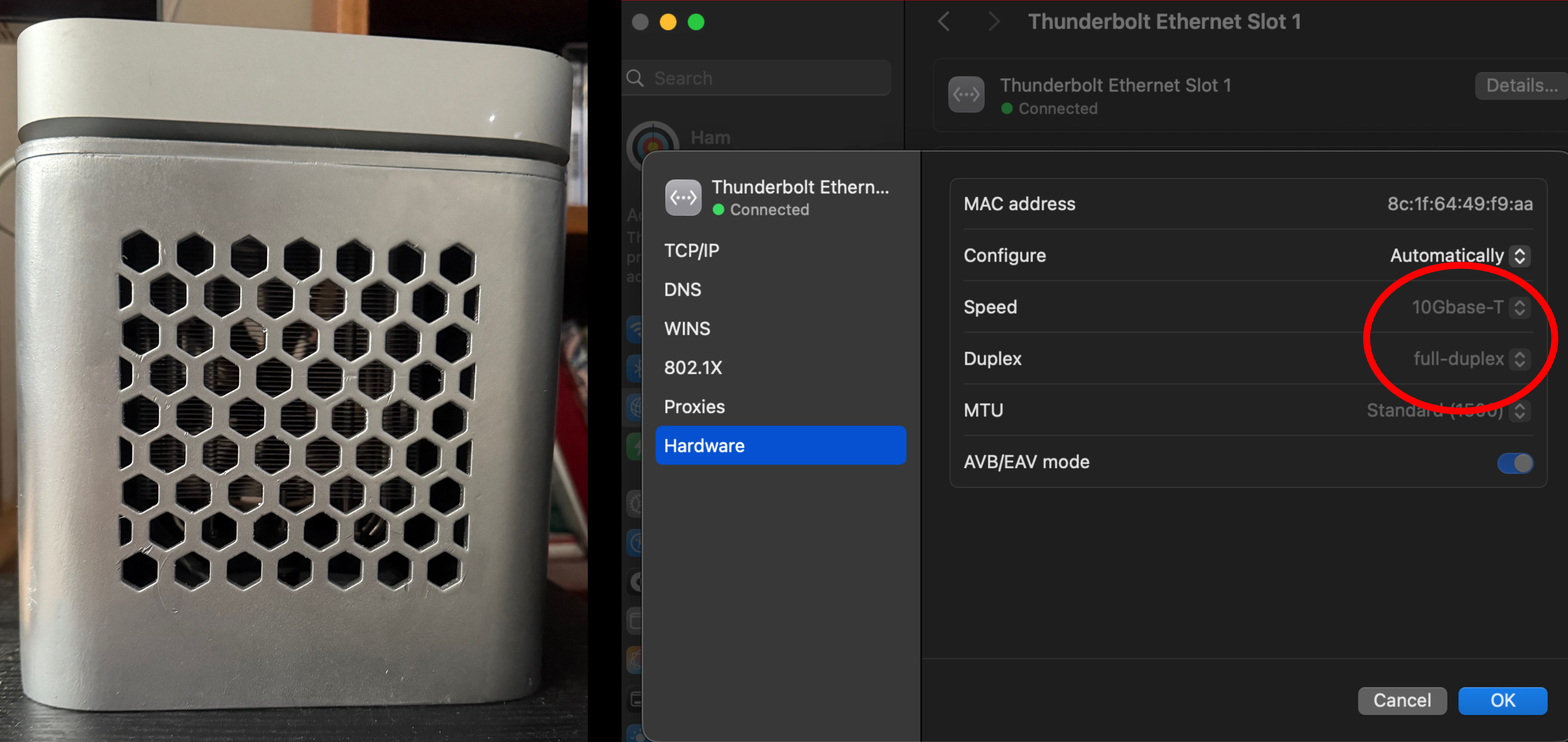 The finished project