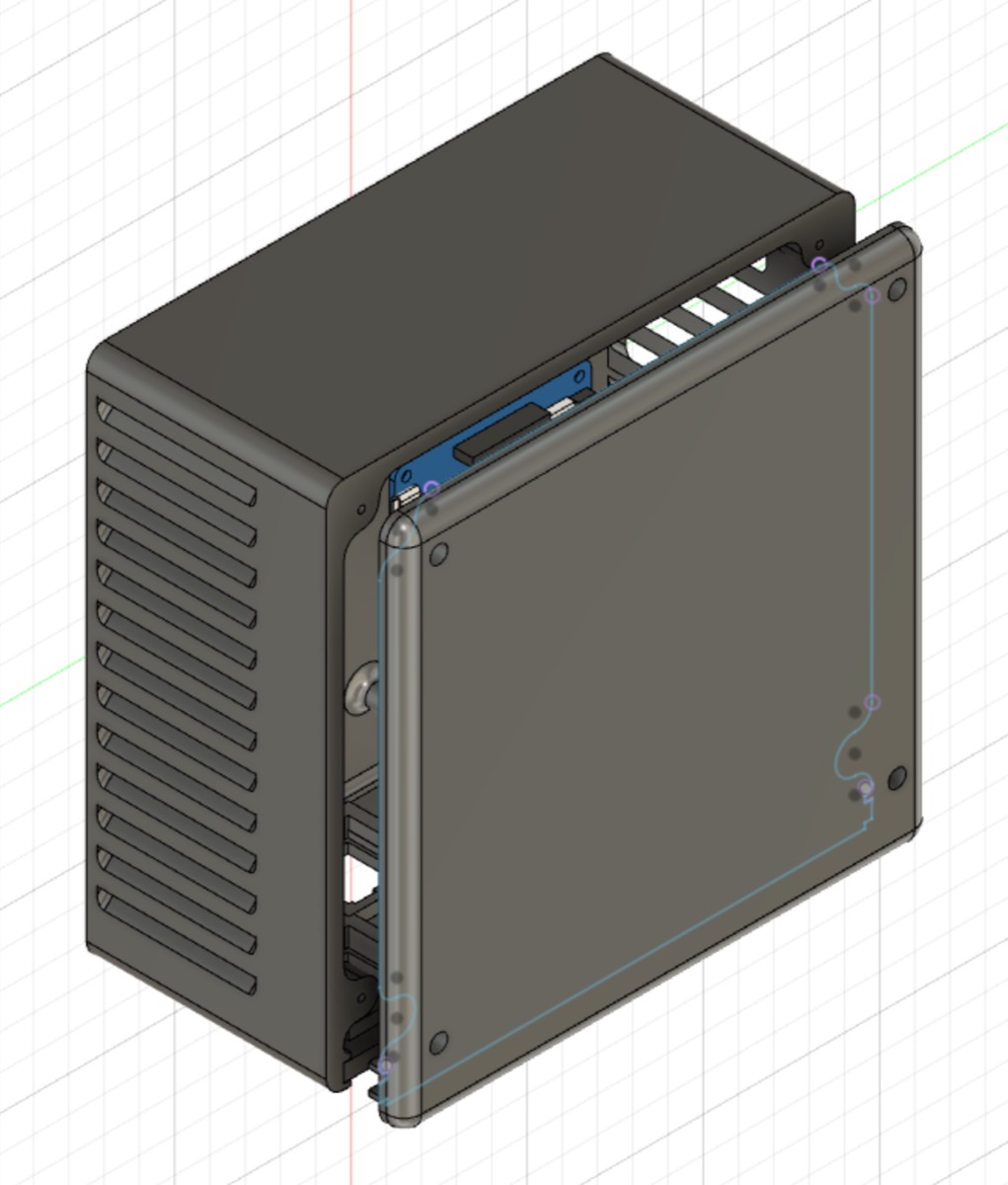 Here is my Pi case in the design phase