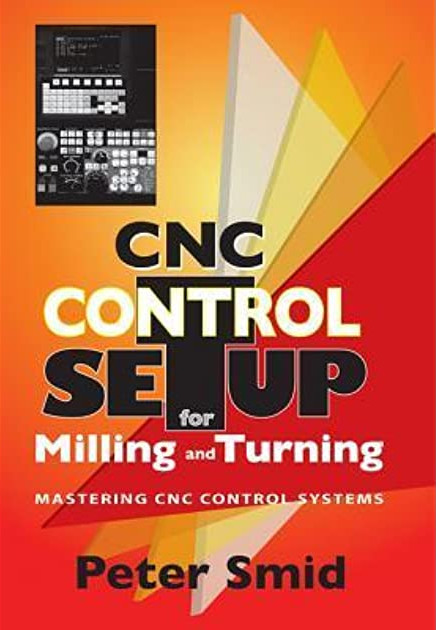 CNC control for milling & turning book cover