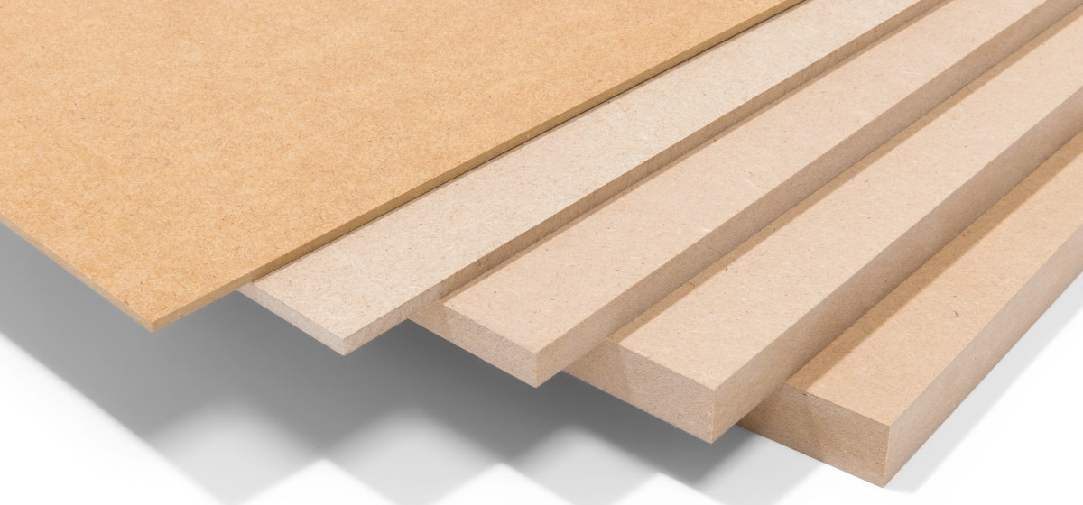 MDF in various thicknesses