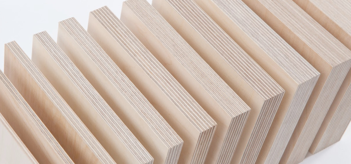 Plywood in various thicknesses
