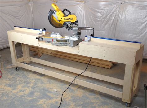 DIY mitre saw stand