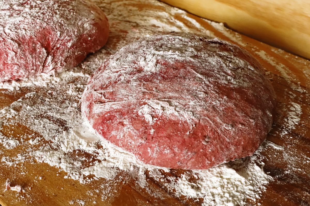 Exotic ingredients in doughs... like beetroot